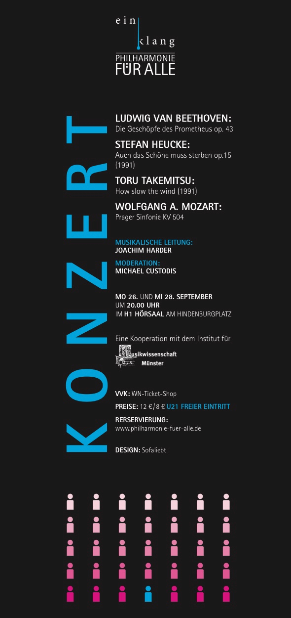 Konzert 1 Flyer DIN lang V100 Druck